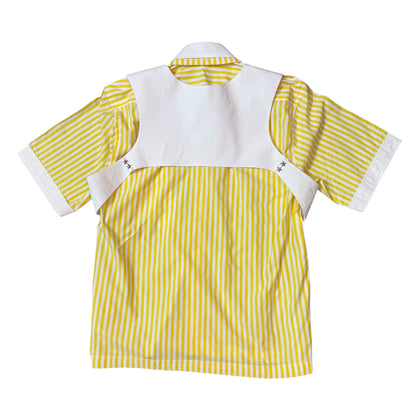 Yellow Cotton vest 100% Cotton Shirt
