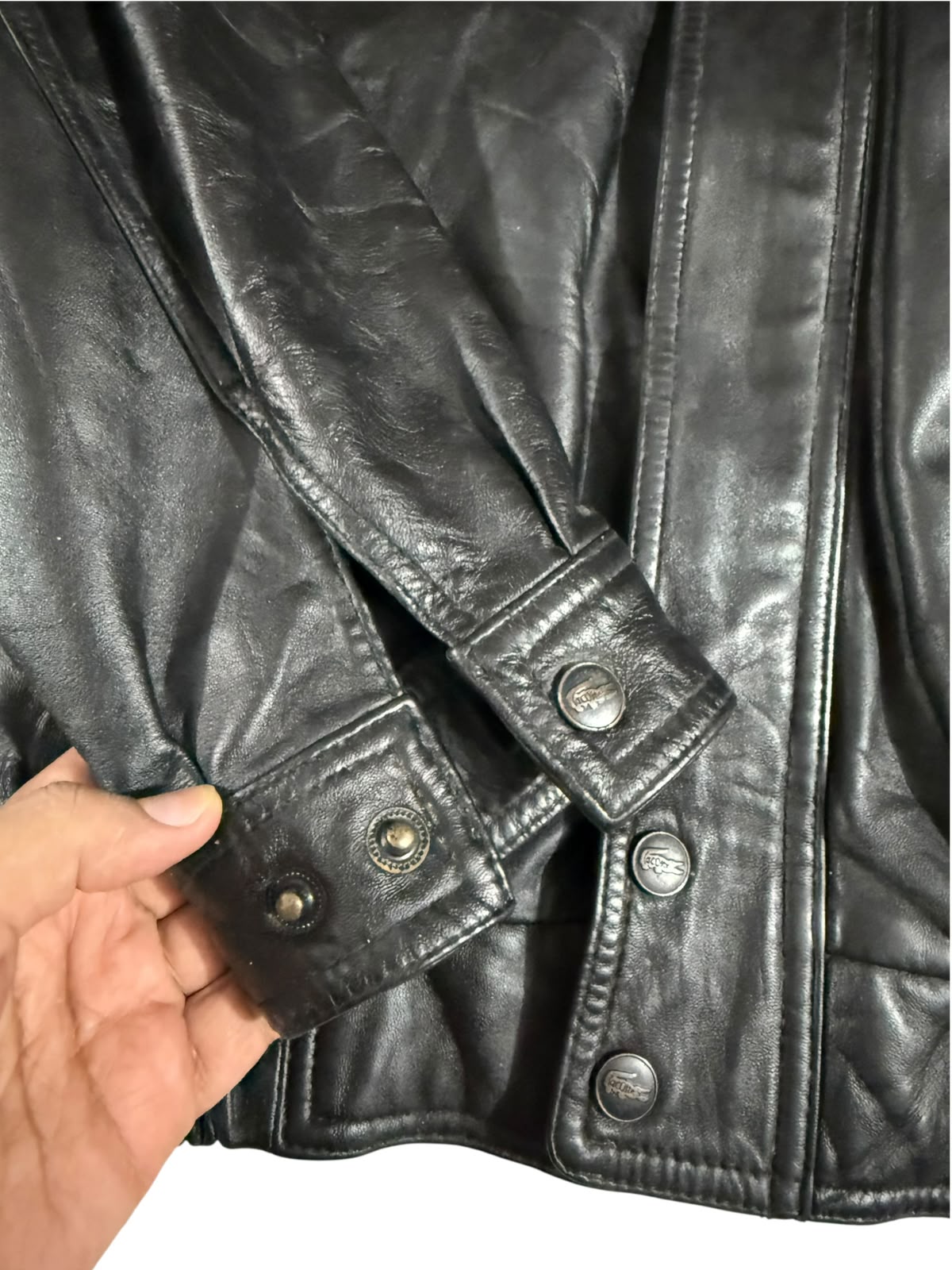 LACOSTE Leather Jacket