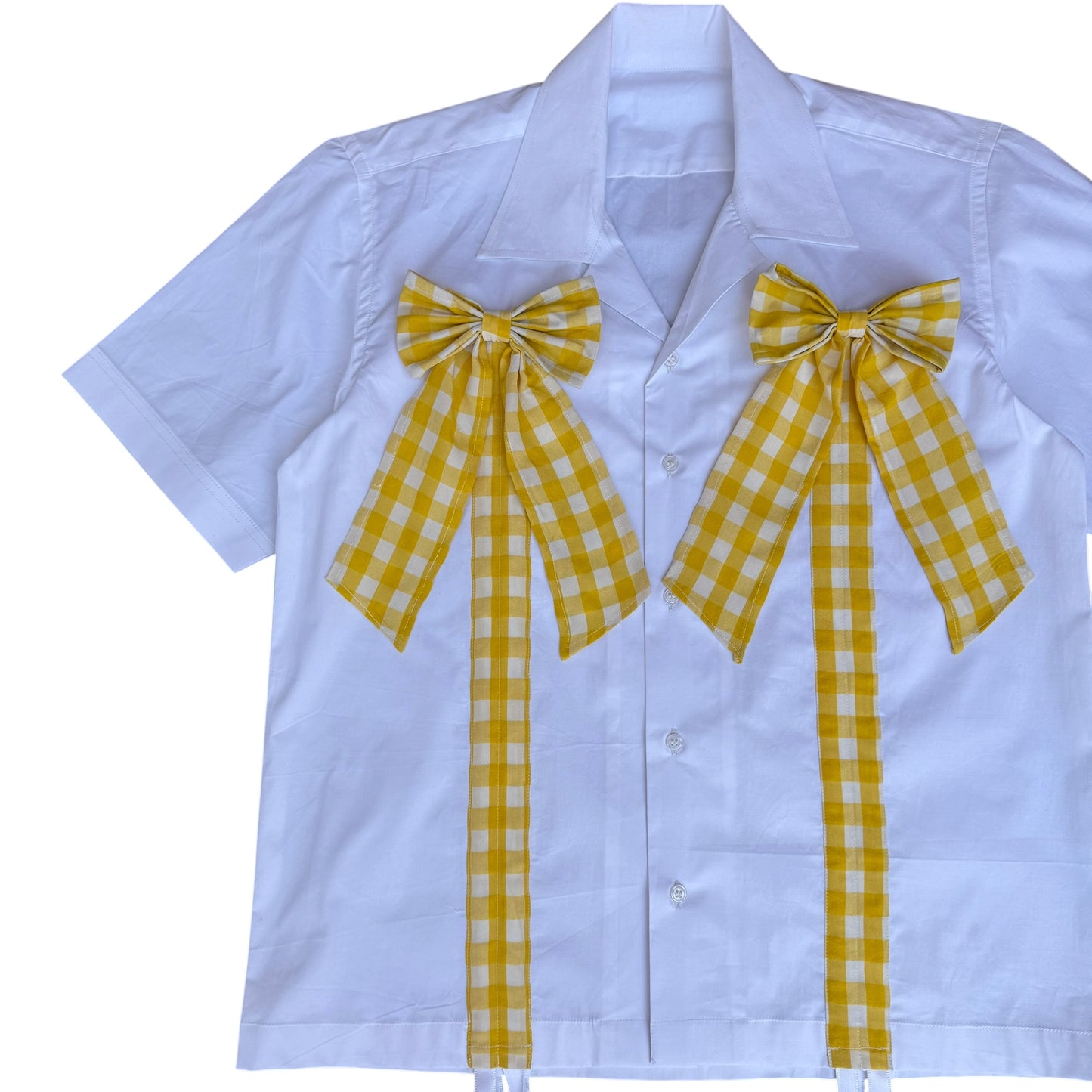 Yellow Bow 100% Women’s Cotton Shirt
