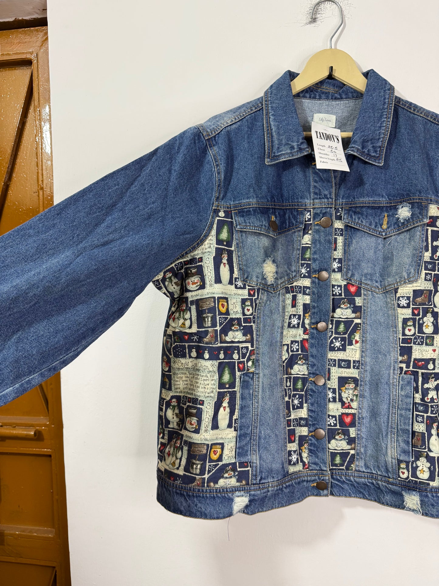 Customised patch Denim Jacket