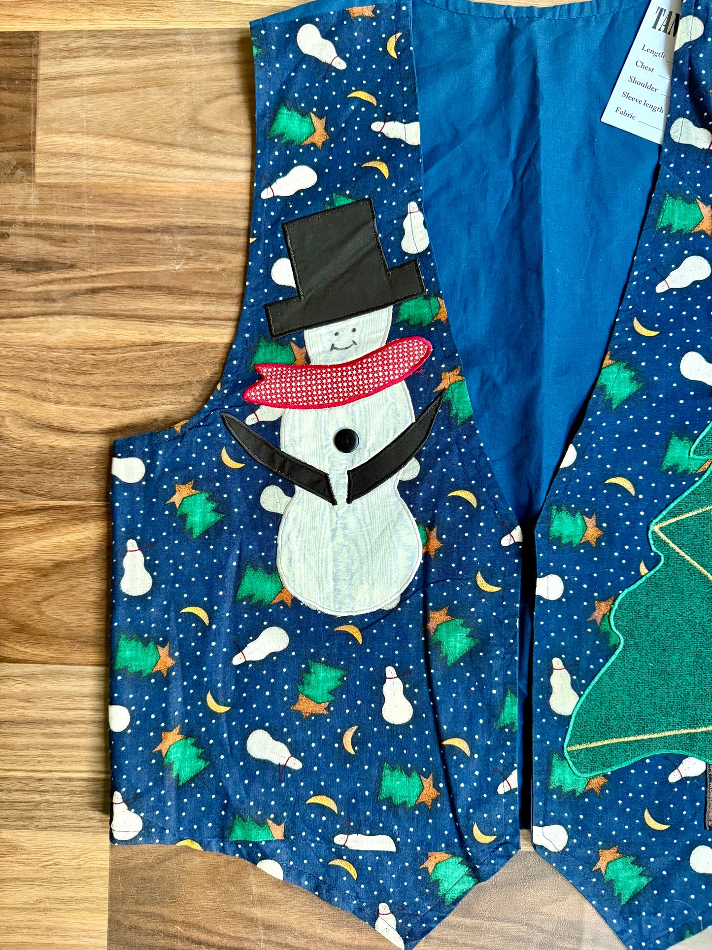 Christmas Print vest