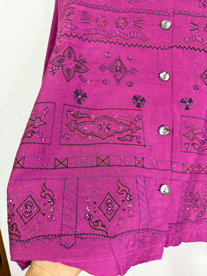 Hand embroidered Vintage Jacket