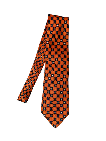 Double Black Vintage Silk Tie