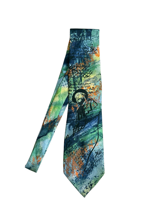 Jean Charles clement Vintage Silk Tie