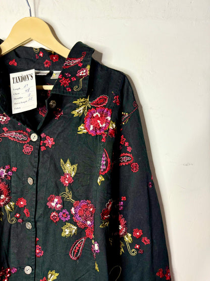 Chico’s Embroidered Jacket