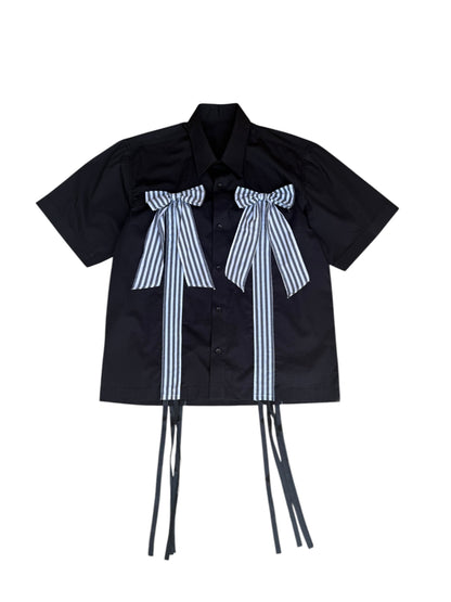 Black Bow 100% Women’s Cotton Shirt