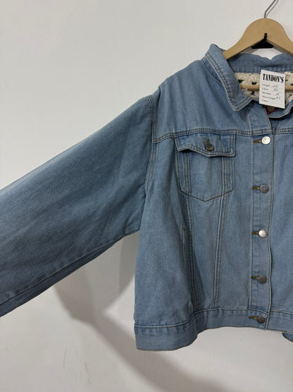 Reversible Denim Crochet Jacket