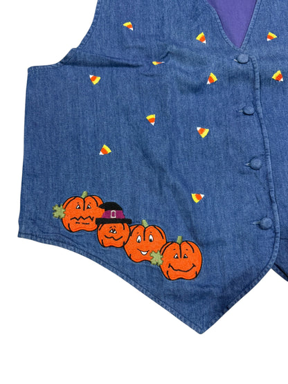 Karen Scott Denim Vest