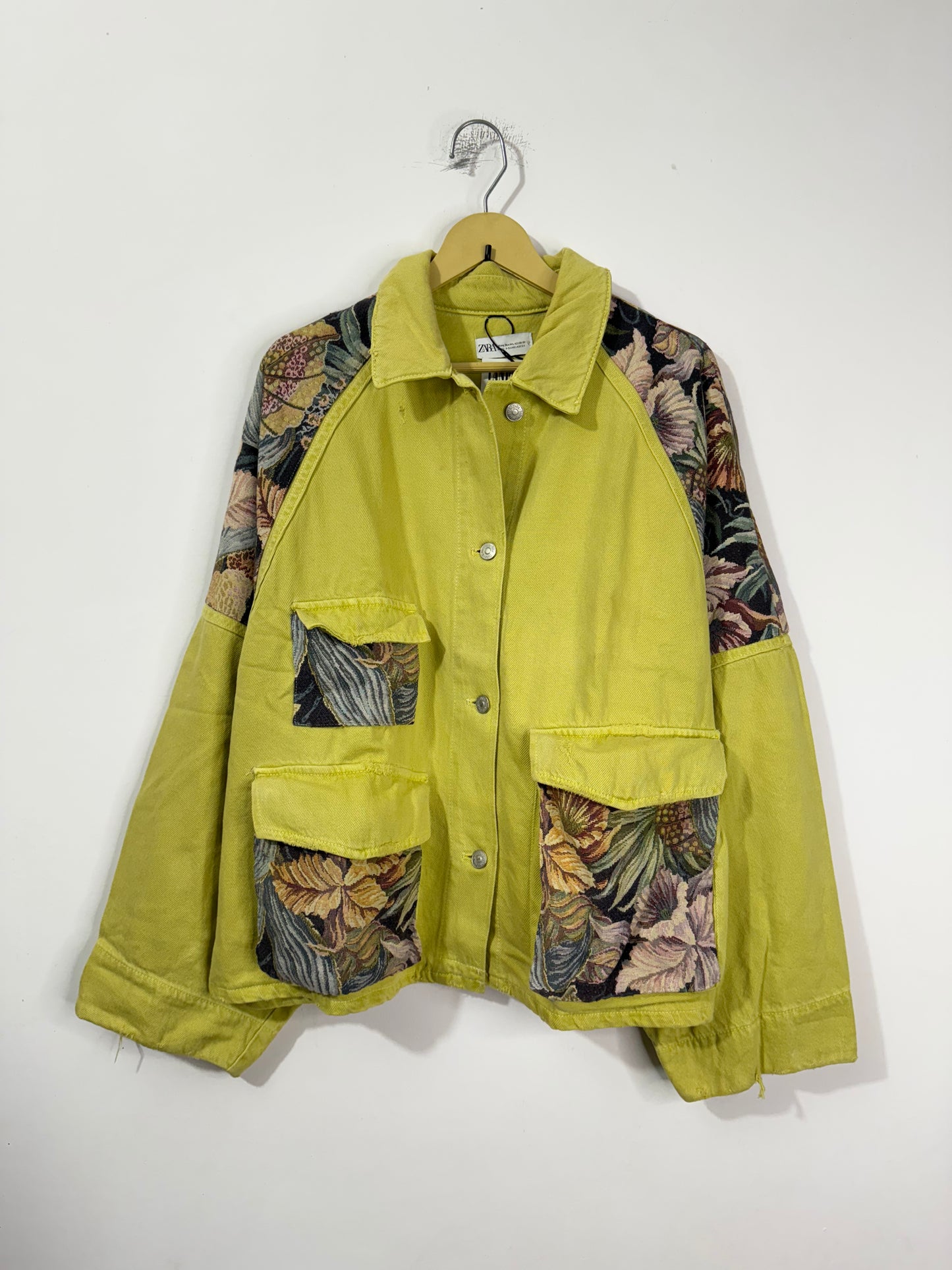 Customised tapestry patch Denim Jacket