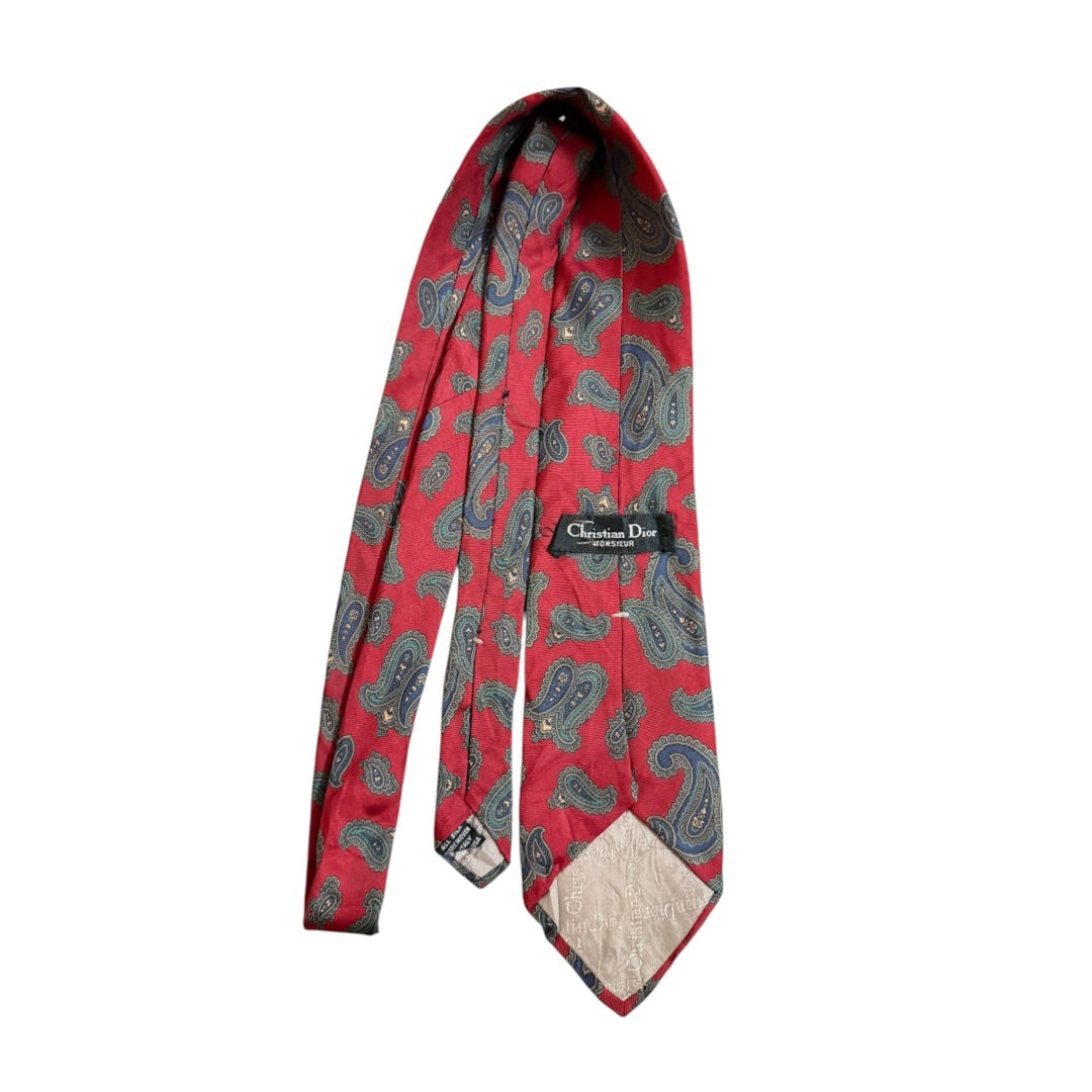 Christian Dior Vintage Silk Tie