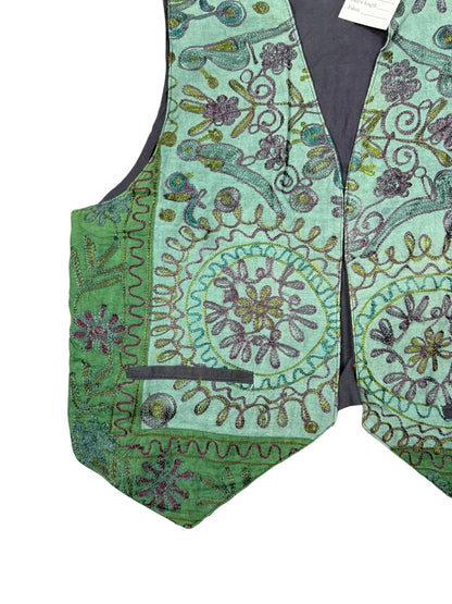 Thread embroidered Vest