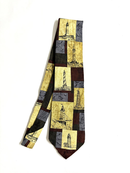 Eagles Wing Vintage Silk Tie