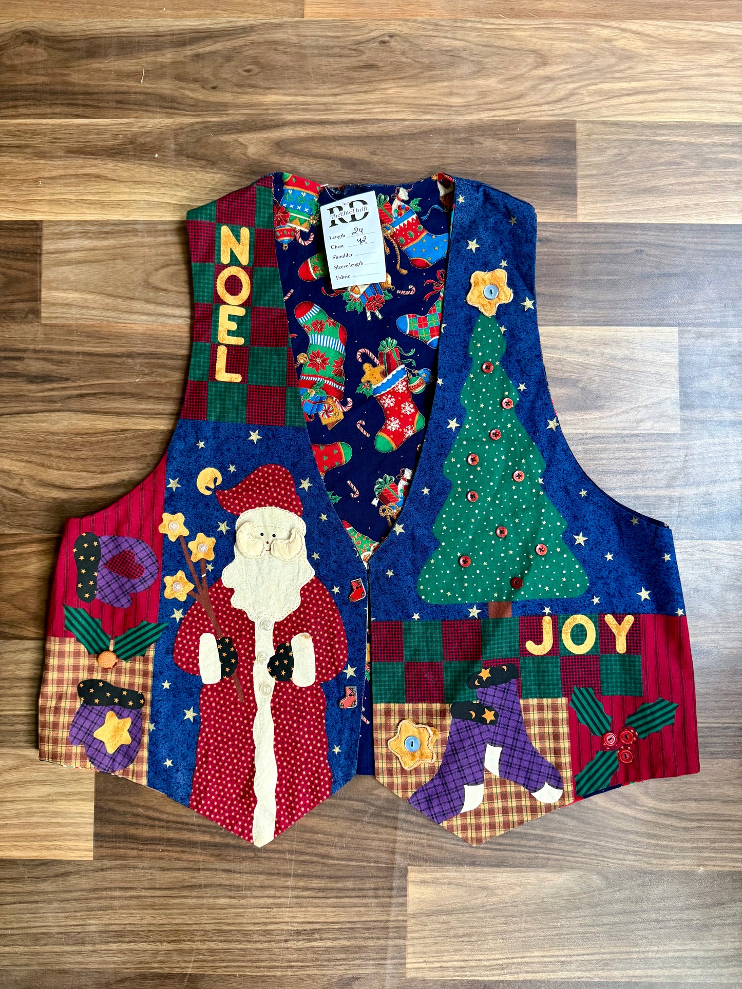 Christmas  Print vest