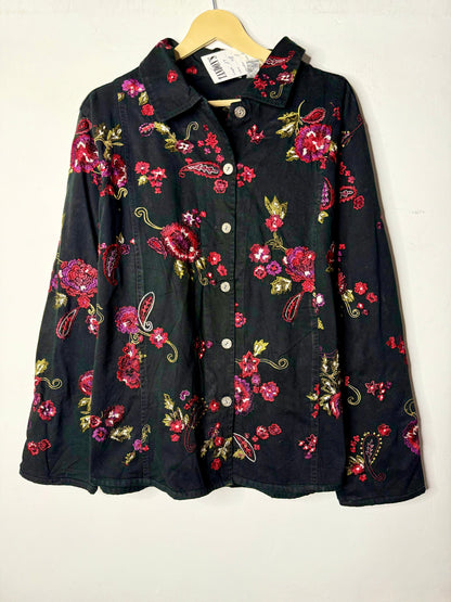 Chico’s Embroidered Jacket