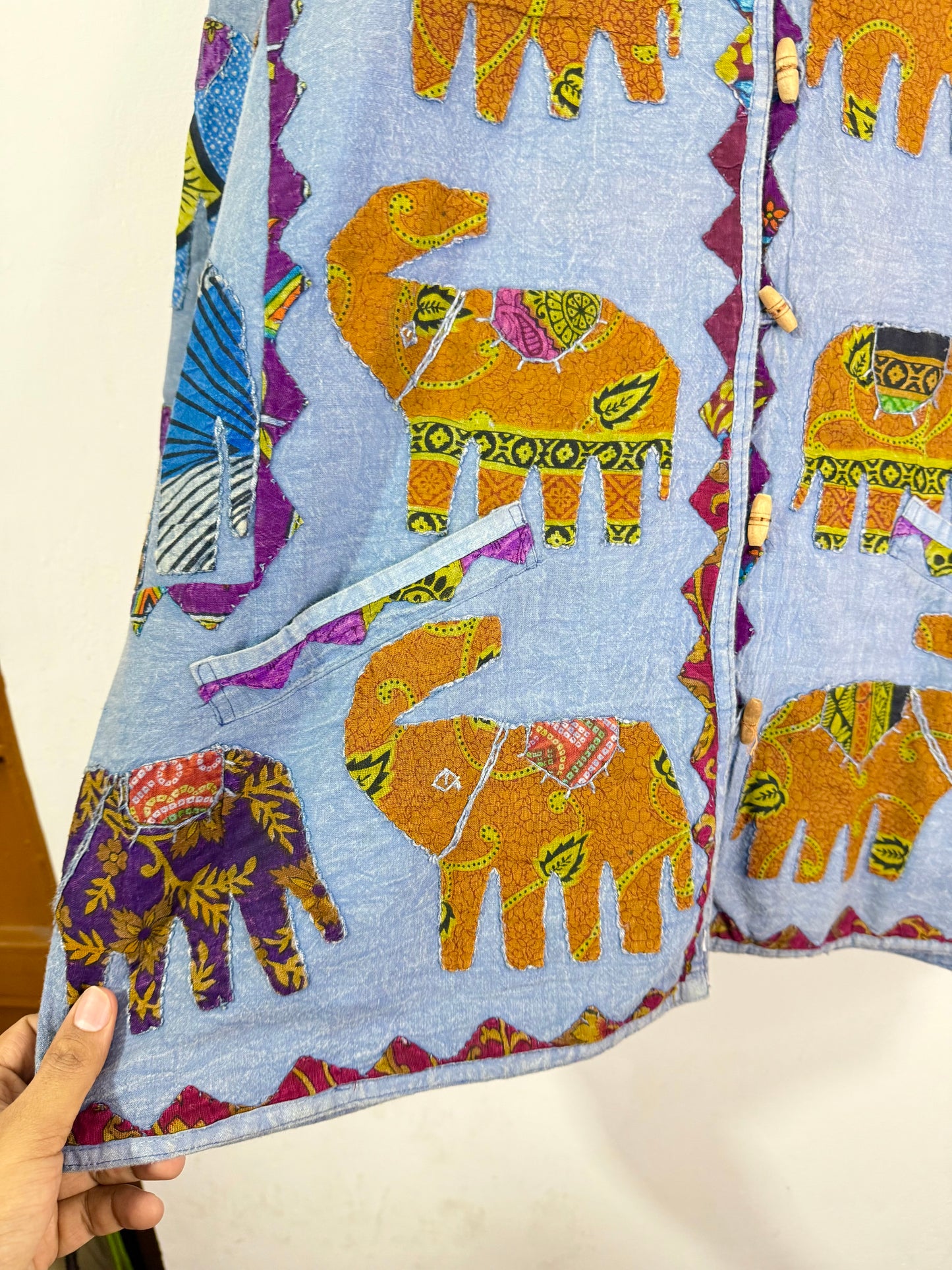Elephant Print Vintage Jacket