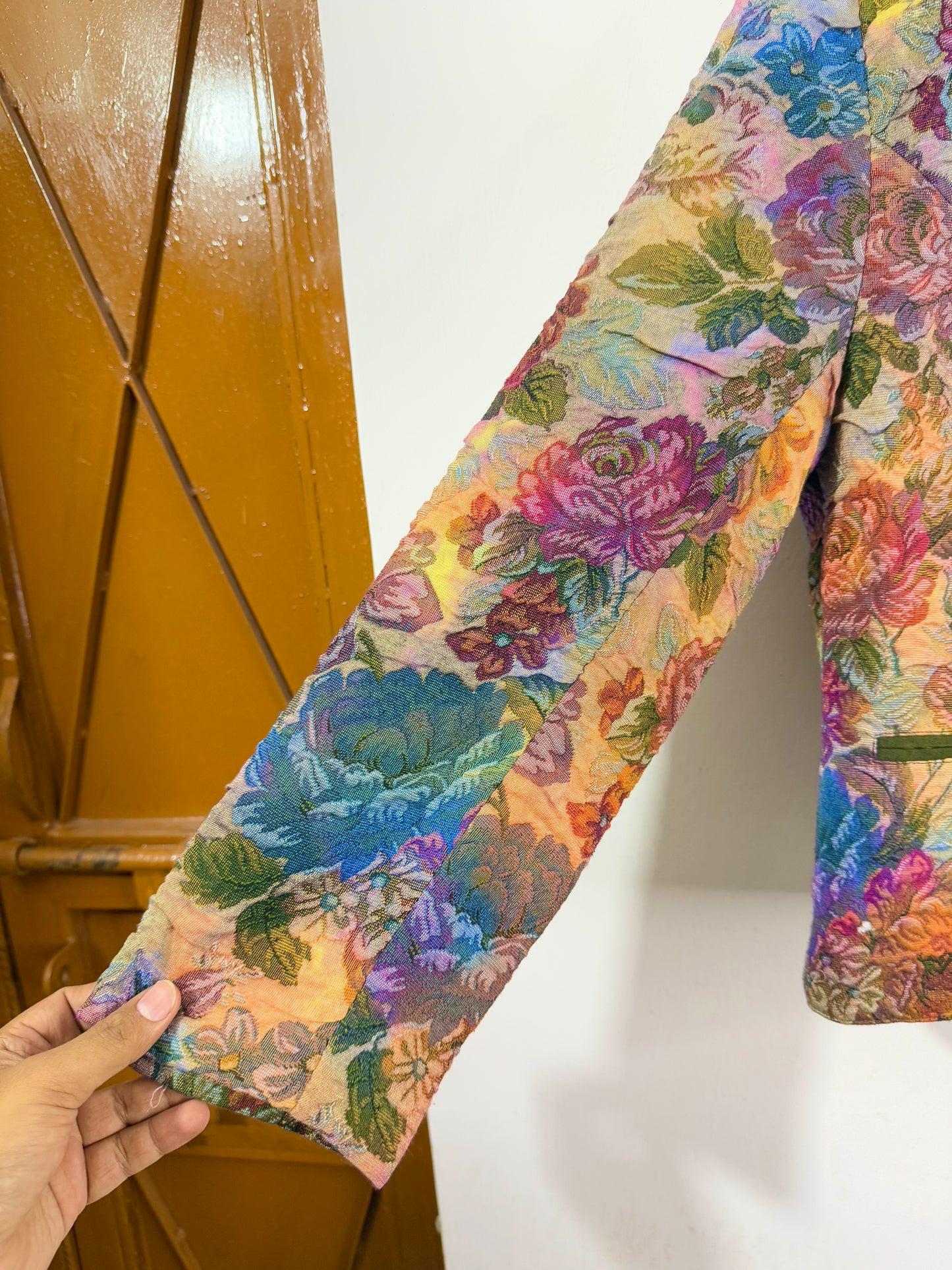 Floral Print Vintage Jacket