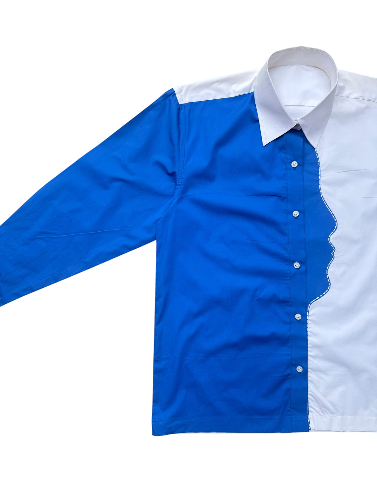 Blue Mirage 100% Cotton Shirt