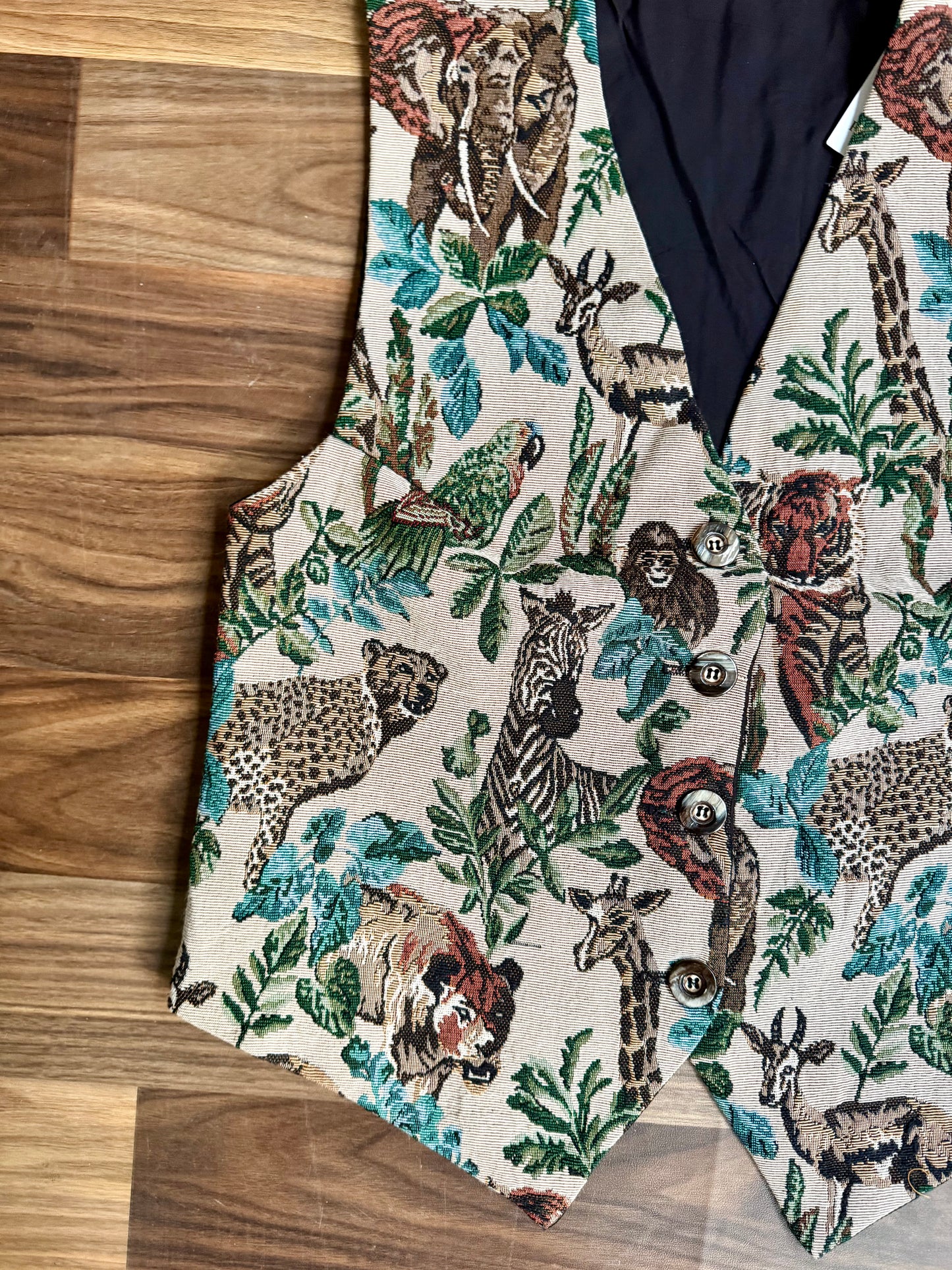 Wild animal  Print vest