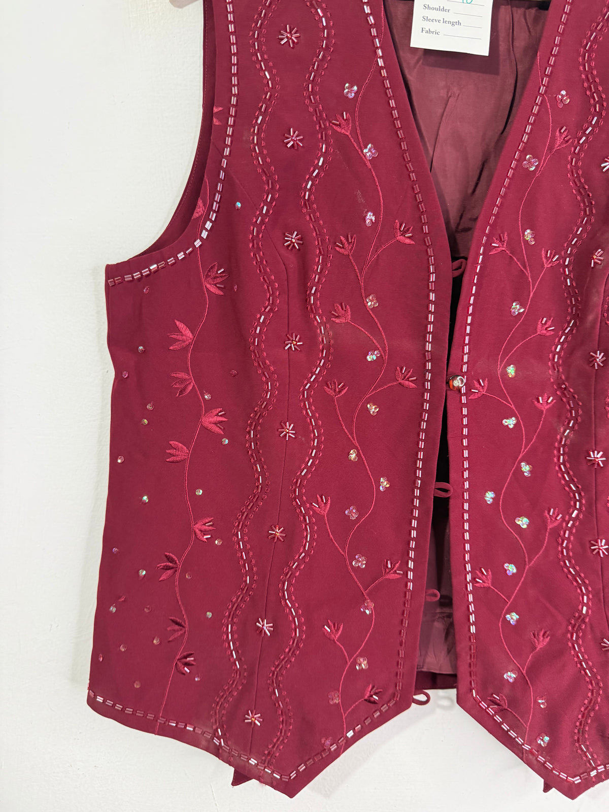 Embroidered Vest