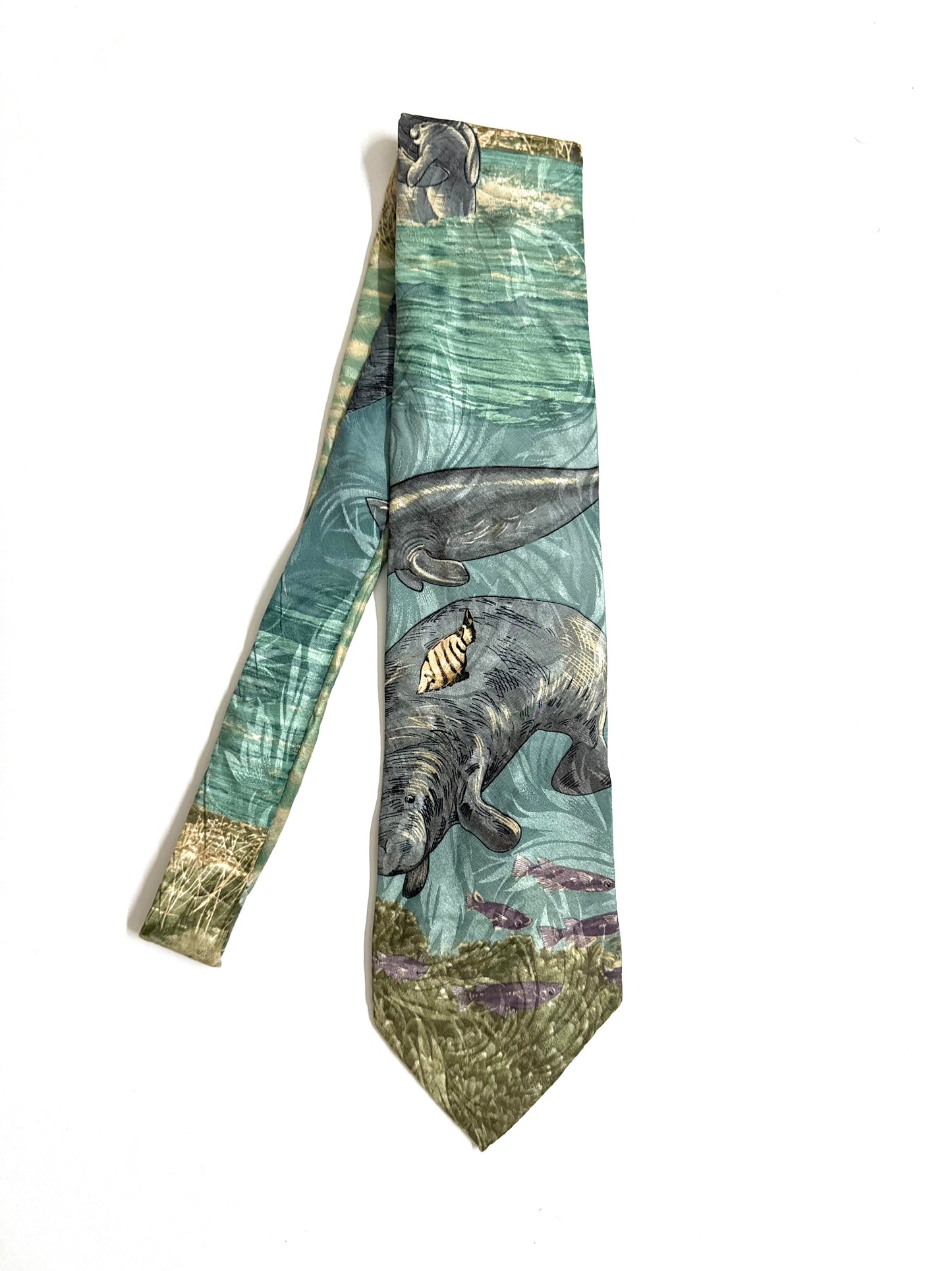 Endangered Species Vintage Silk Tie