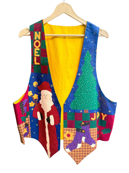 Christmas Print vest