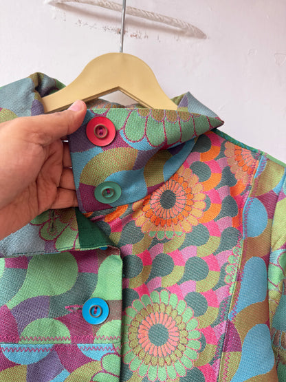 Jacquard Long vintage Jacket