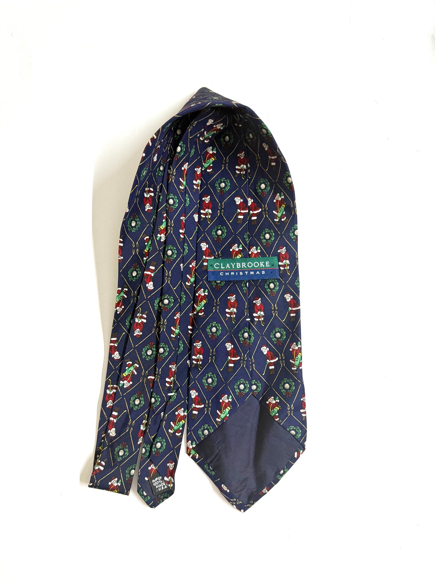 Claybrooke Christmas Vintage Silk Tie