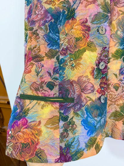 Floral Print Vintage Jacket