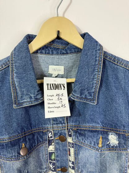 Customised patch Denim Jacket