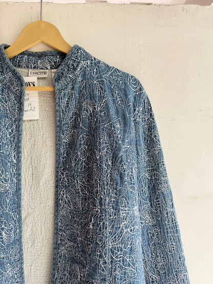 Chico’s Embroidered Jacket