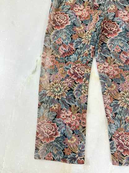 Handmade pants from vintage Italian curtain