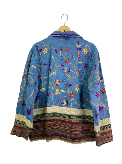 Denim Embroidered Vintage Jacket