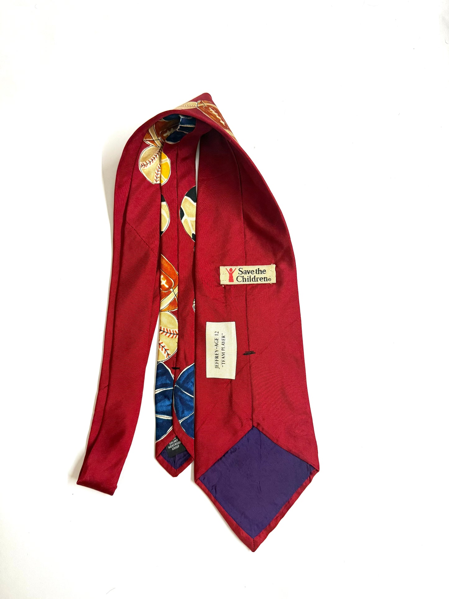 Save The Children Vintage Silk Tie