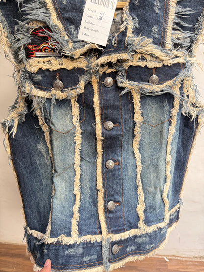 Ride With Pride Denim vest