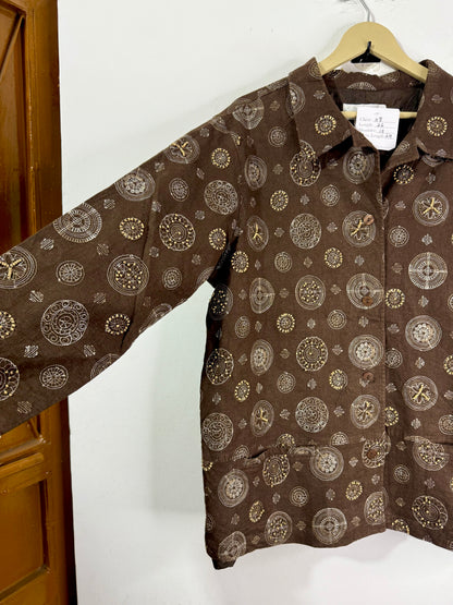 Embroidered Cotton Vintage Jacket