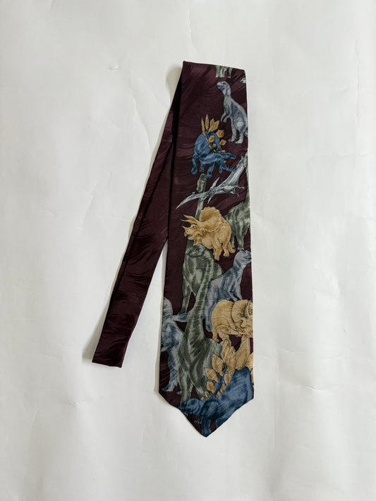 Nature’s Museum Vintage silk tie