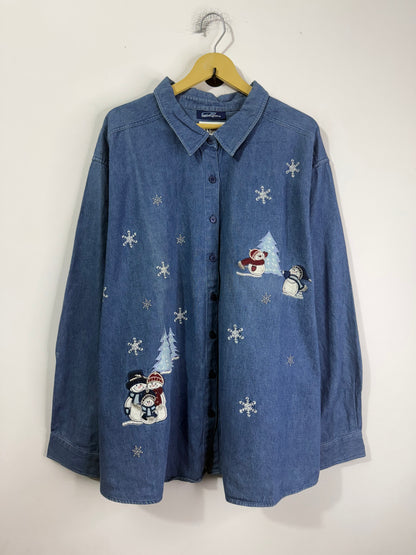 Penningtons Embroidered Denim Shirt