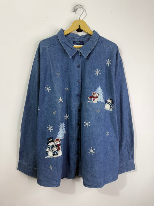 Penningtons Embroidered Denim Shirt