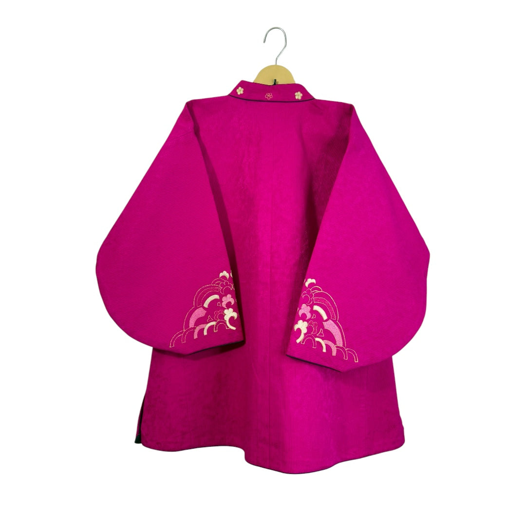 Japanese Silk Vintage Long Jacket