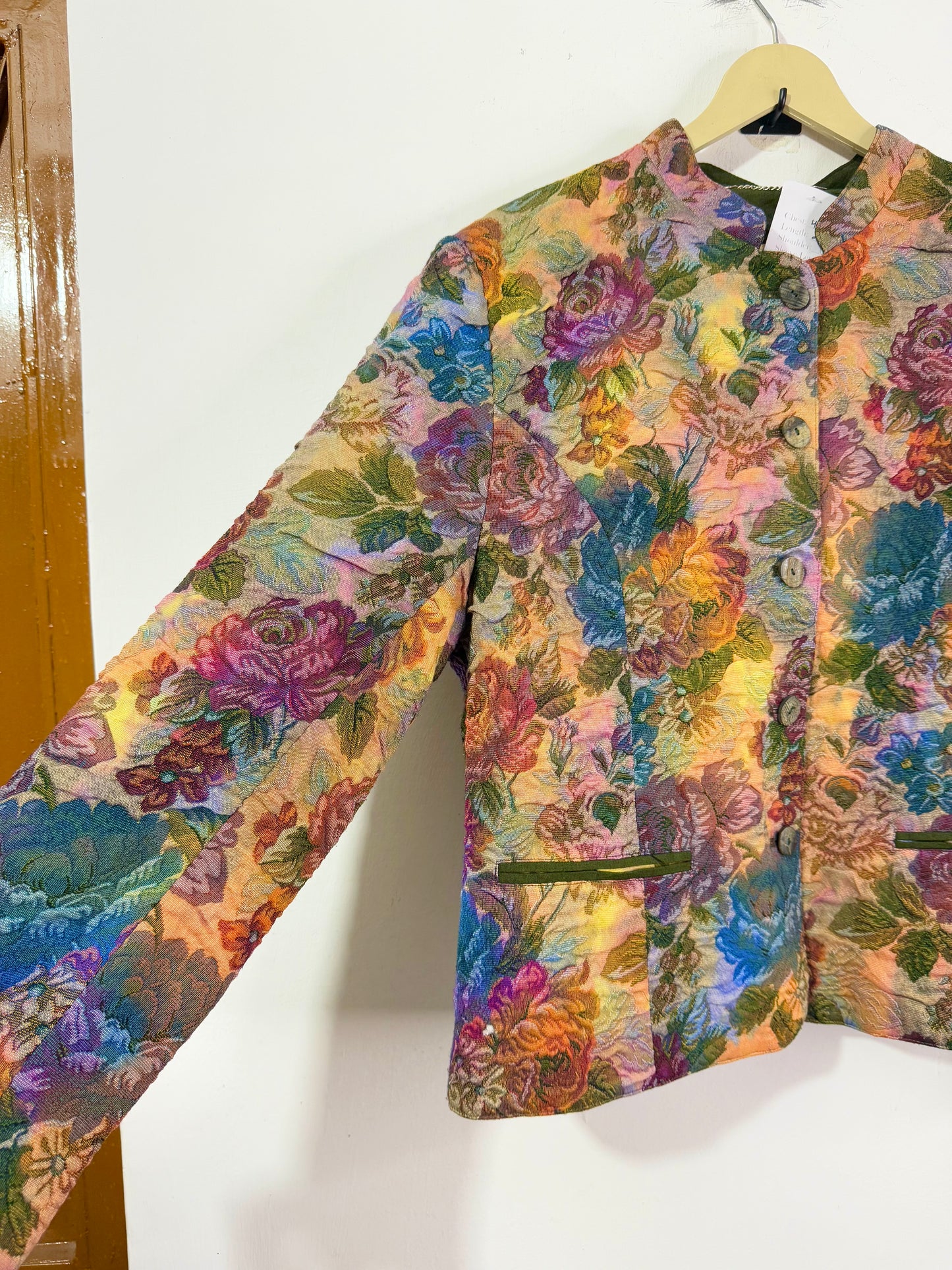 Floral Print Vintage Jacket