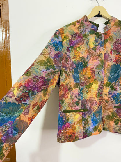 Floral Print Vintage Jacket