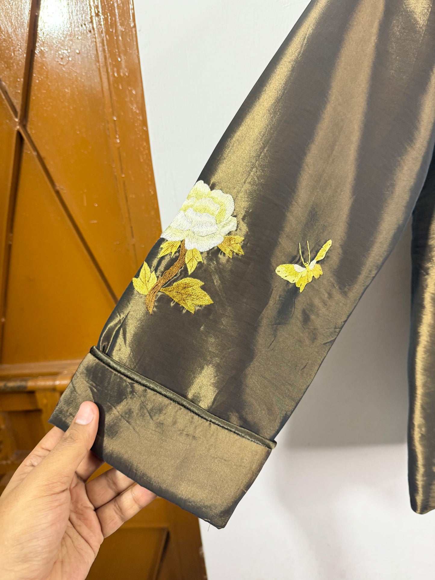 DUNLIN Hanbok Silk Vintage Jacket