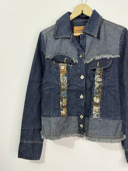 Customised tapestry patch Denim Jacket