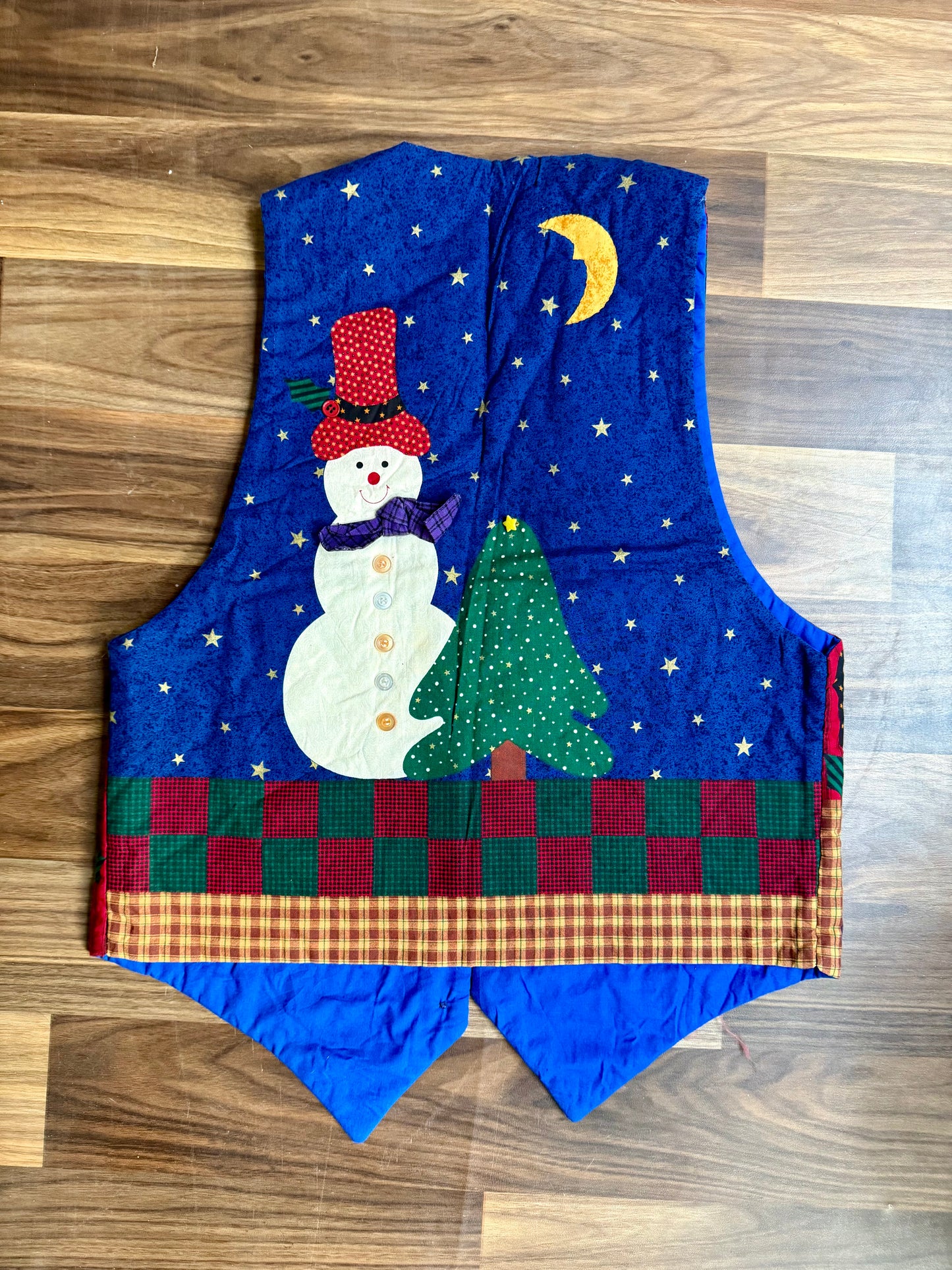 Christmas Print vest