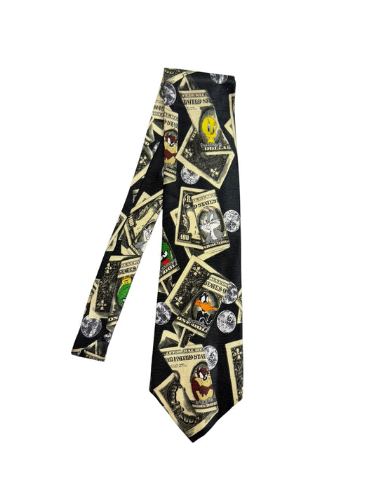 Looney Tunes Warner Bros Vintage Silk Tie
