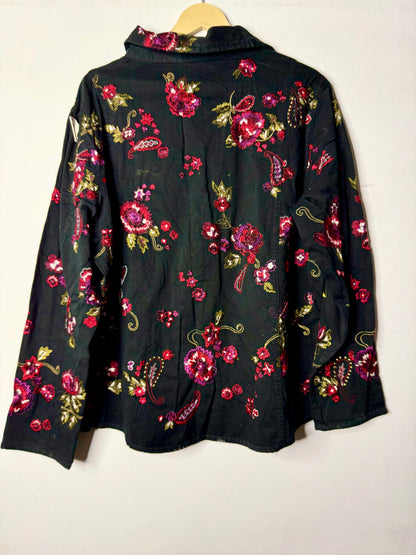 Chico’s Embroidered Jacket