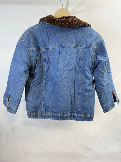 Denim and fur Jacket