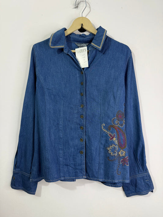 City Blues Embroidered Denim Shirt