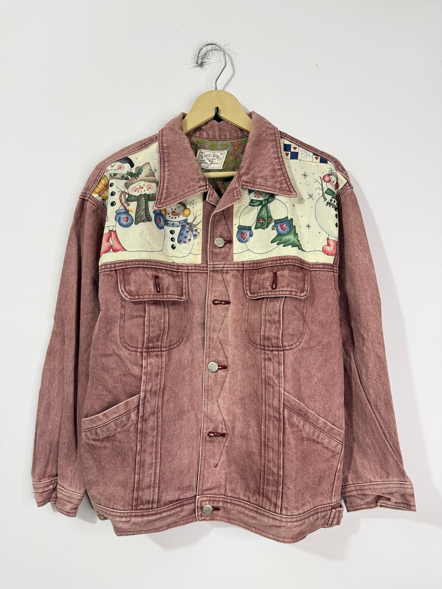 Customised  patch Denim Jacket