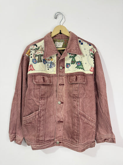 Customised  patch Denim Jacket